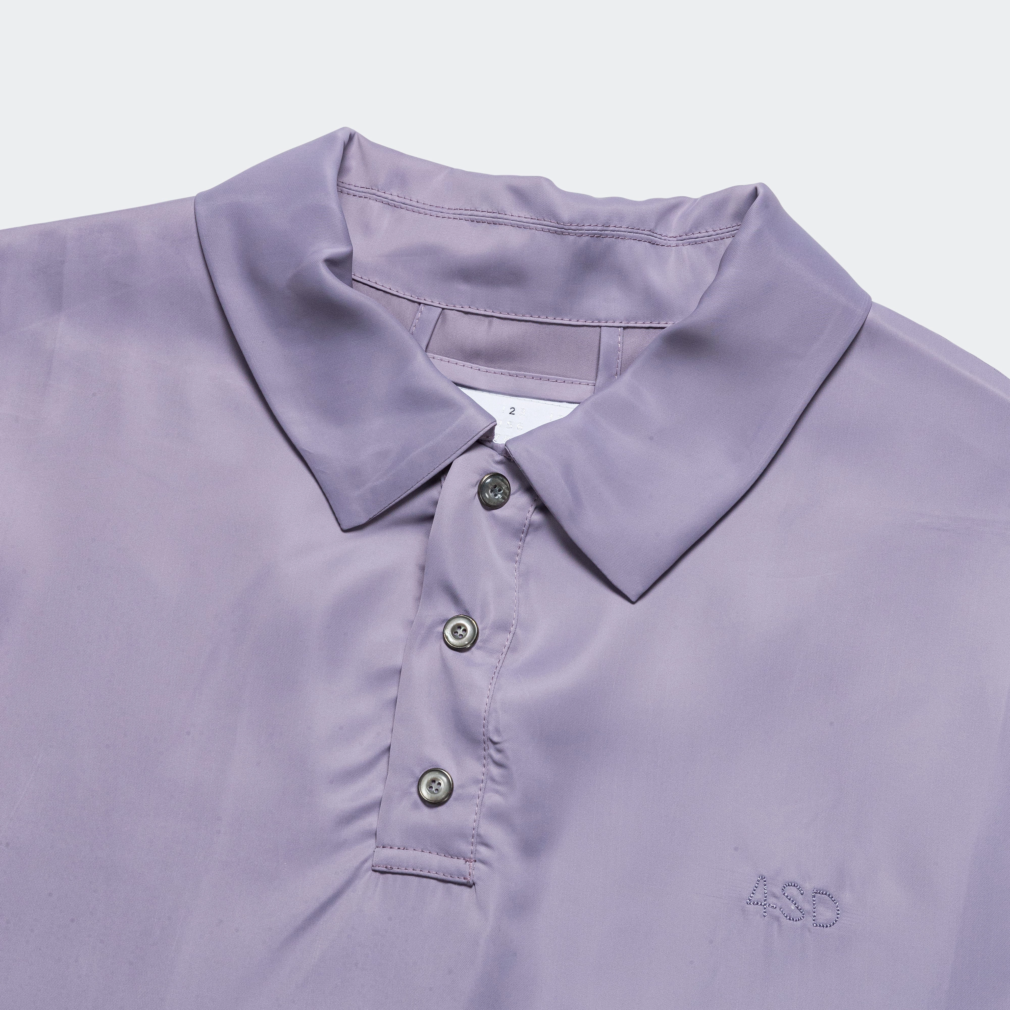 S/S Woven Polo - Purple 4oz Curpro