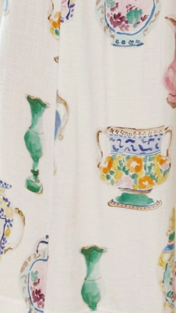 Sabin Pants - Vase Print