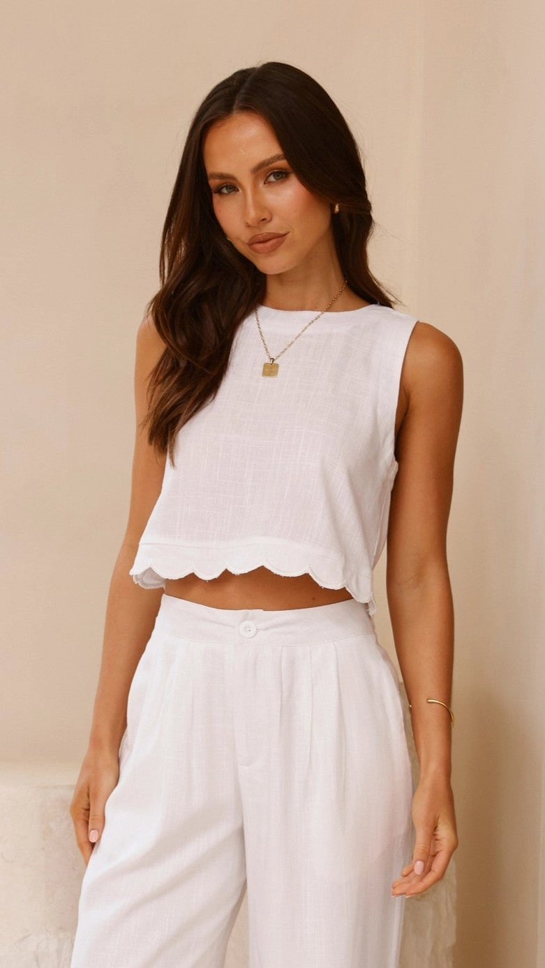 Sadie Top - White