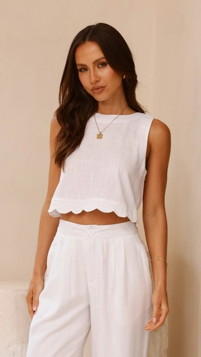Sadie Top - White