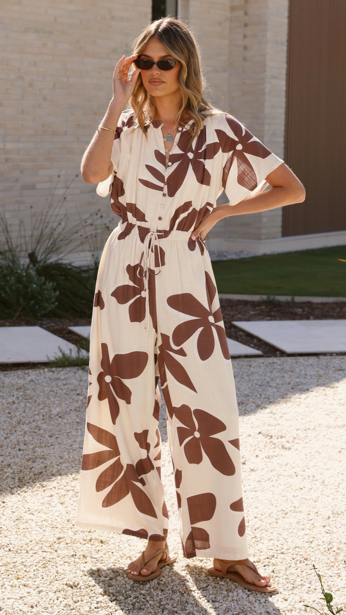 Santorini Jumpsuit - Belle Femme