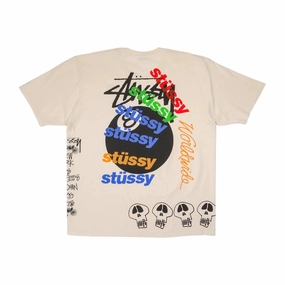 Stüssy Test Strike Pigment Dyed T-shirt Natural