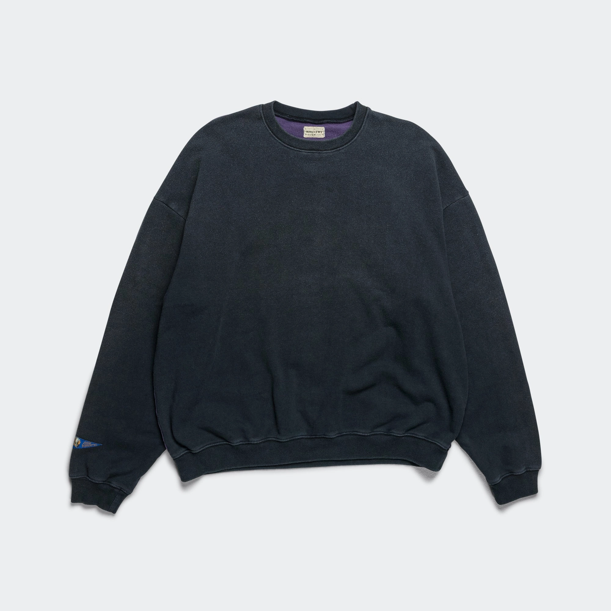 SWT Knit 2Tones Remake BIG SWT (BONE) - BLKxPurple