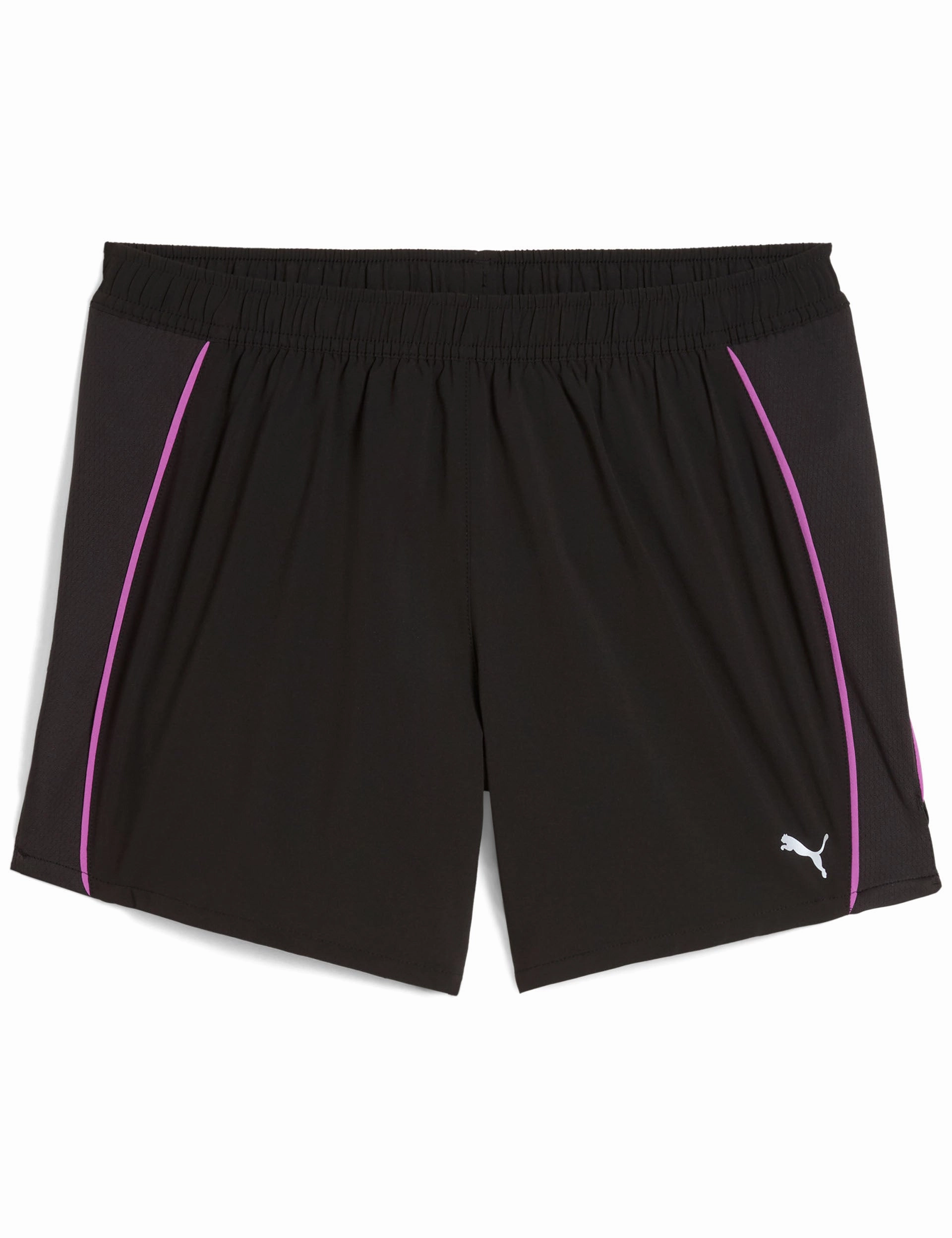 Velocity 5" Running Shorts - Black/Wild Berry
