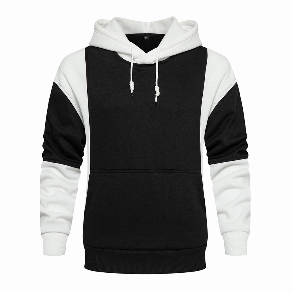 West Louis™ Style Patchwork Streetwear Hoodie