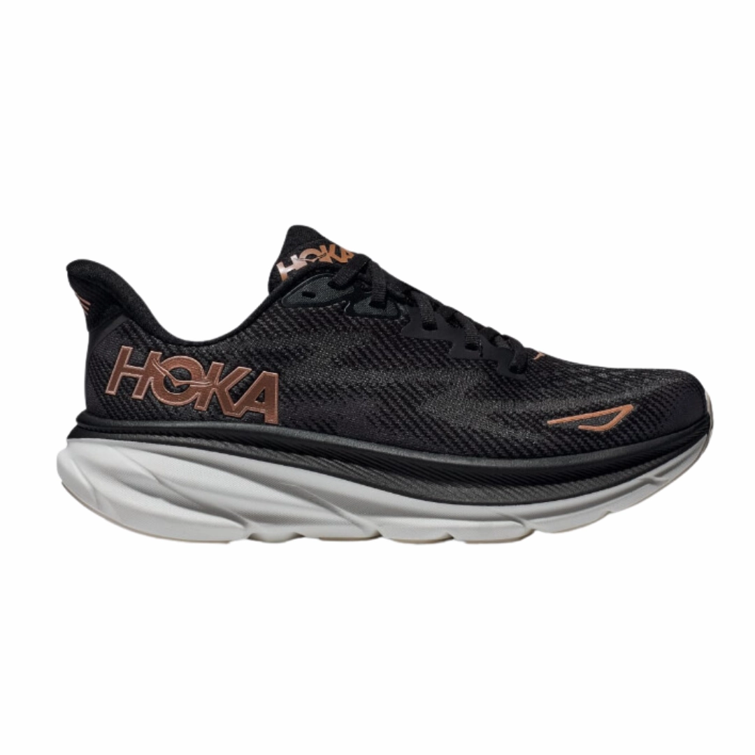 Women's Clifton 9 - Black/Rose Gold (B Width)